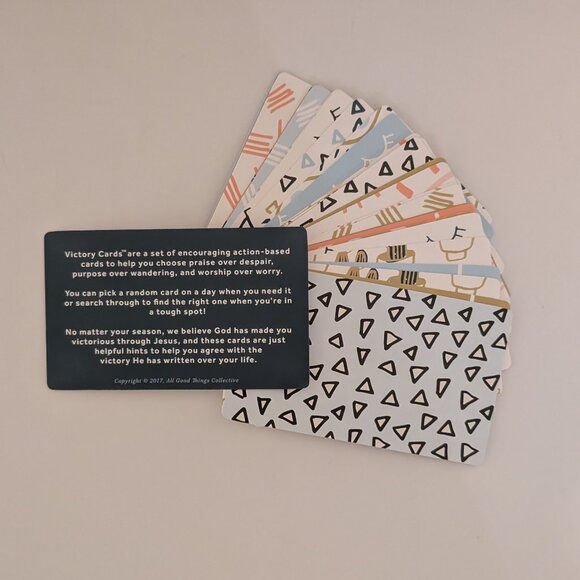 Victory Scripture Encouragement Cards - Picture 3 of 3